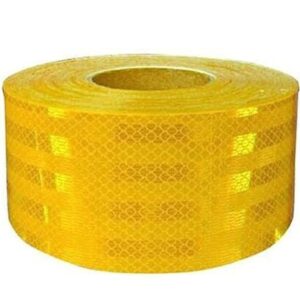 50 Meters – High Intensity Reflective Conspicuity Tape – Yellow, 2 Inch Width | Imported Quality…