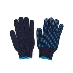 MINSALES Â® [12 Pairs Work Gloves – Dotted Safety Working Gloves, Firm Grip, Slip Resistant, Heavy…