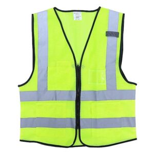 Life Safety || High Visibility Cycling Riding Vest with Pocket Reflective Safety Vest Jacket for Outdoor…
